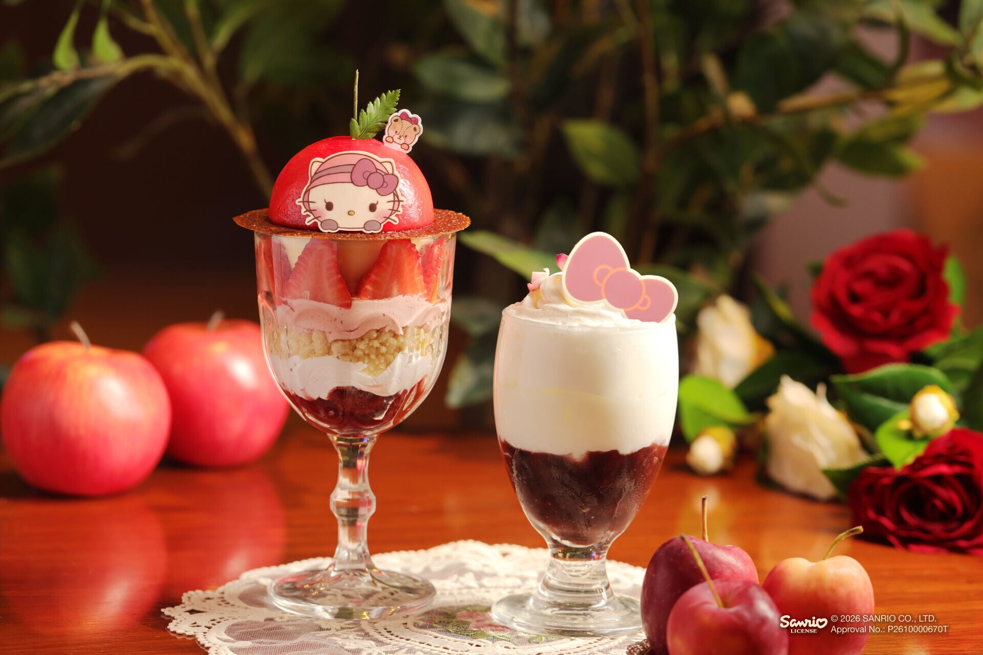 Hello Kitty x Choubo Kissaten 昭和浪漫甜夢套餐