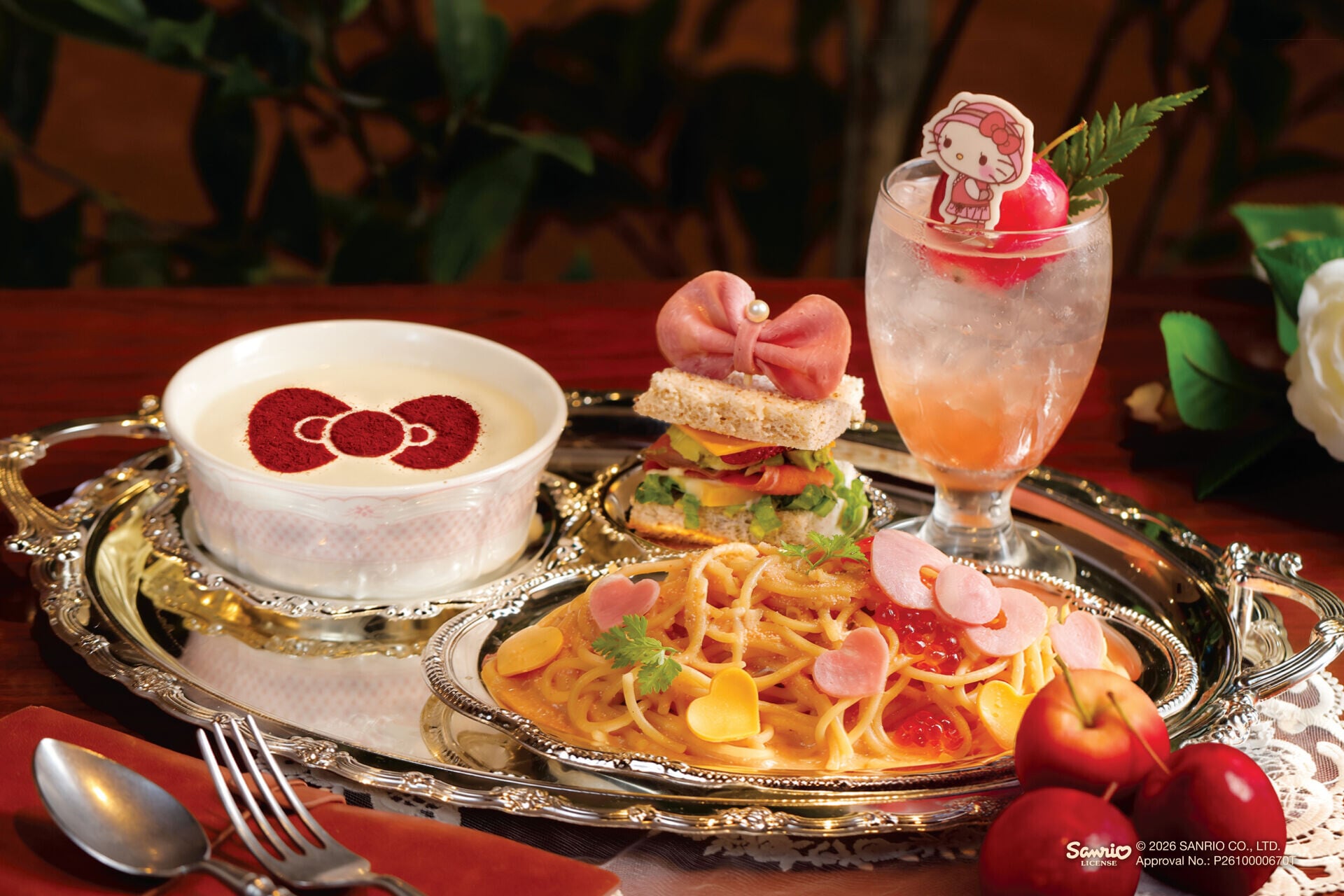 Hello Kitty x Choubo Kissaten 粉紅蝴蝶結盛宴