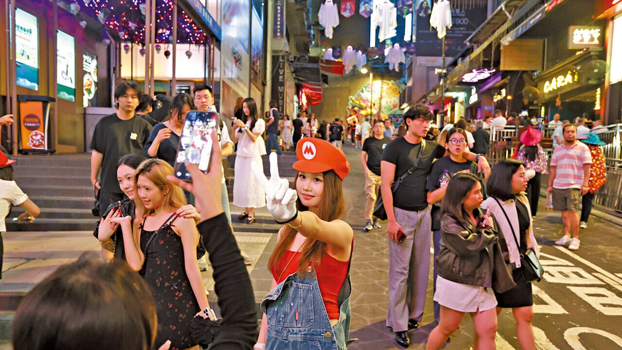香港「萬聖月」熱爆蘭桂坊 萬聖節