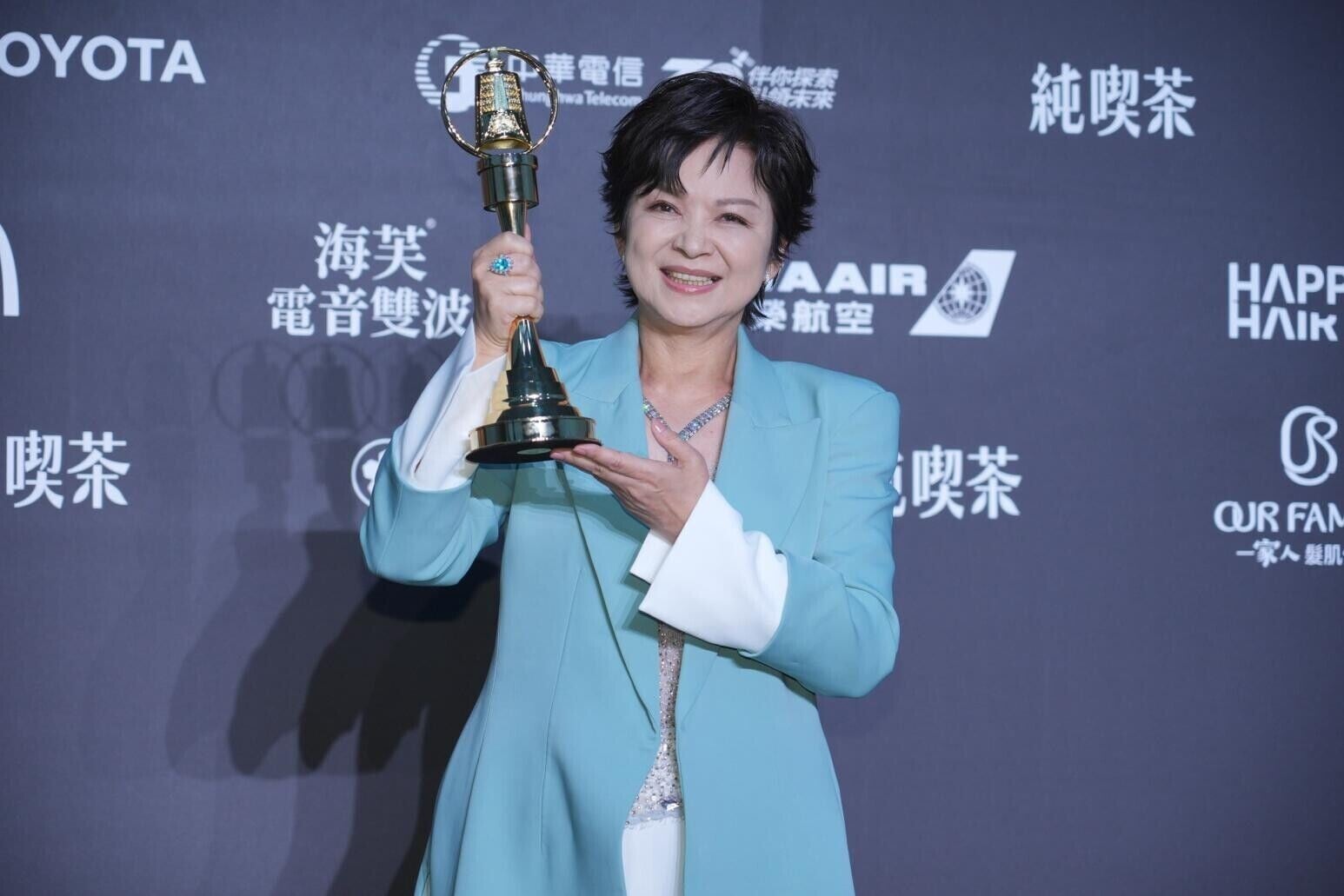 楊貴媚獲得第61屆金鐘獎戲劇節目女主角獎