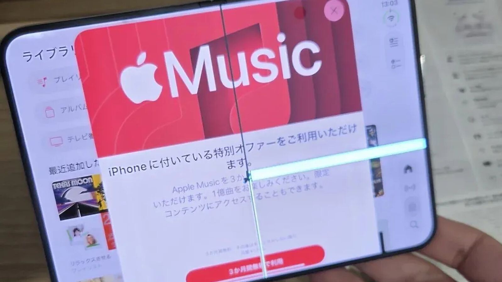 iPhone Duo日本展示機都有相同損壞問題。(網上圖片)