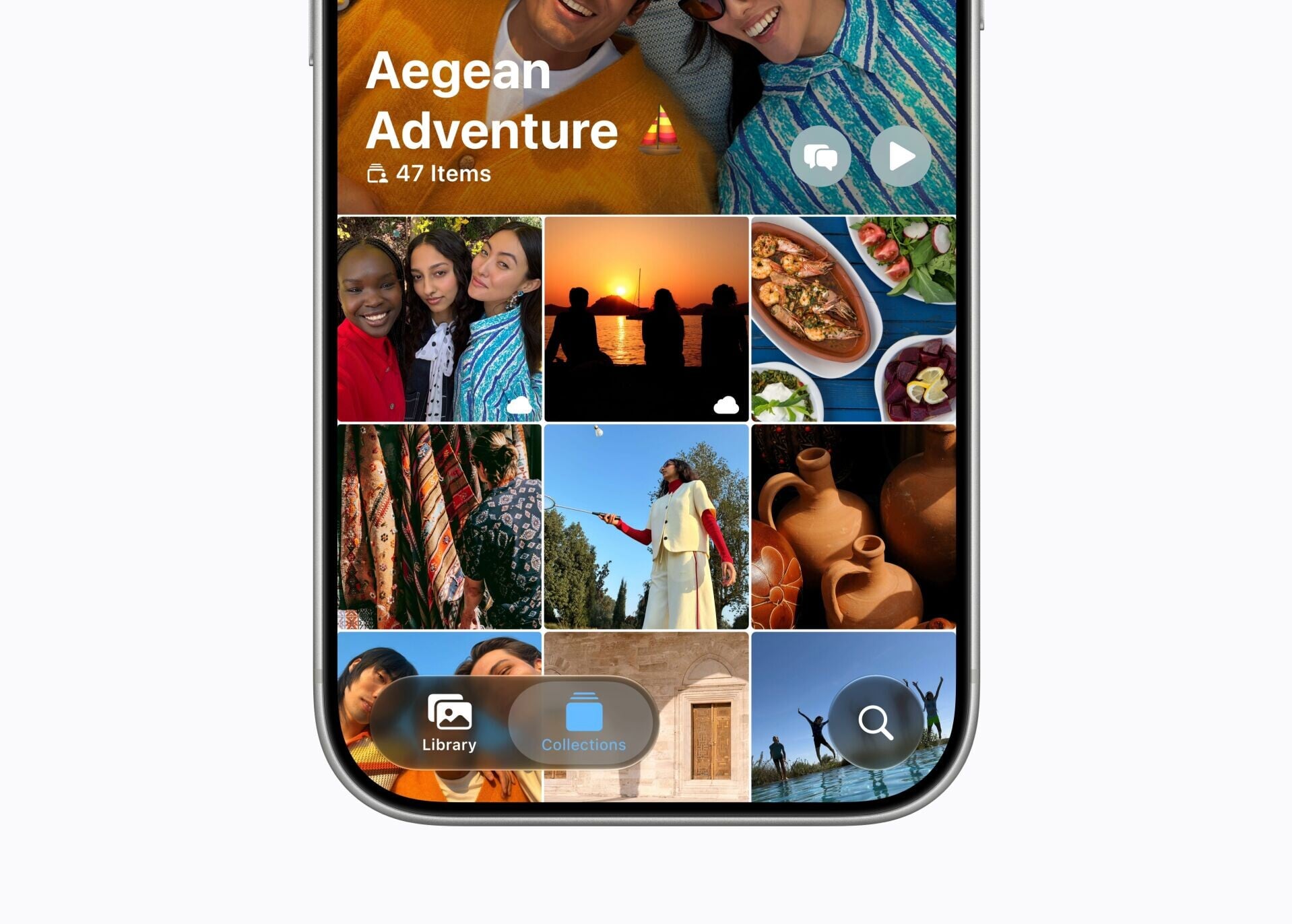 iOS 27.2的共享相簿提供說明文字與留言的編輯選項。