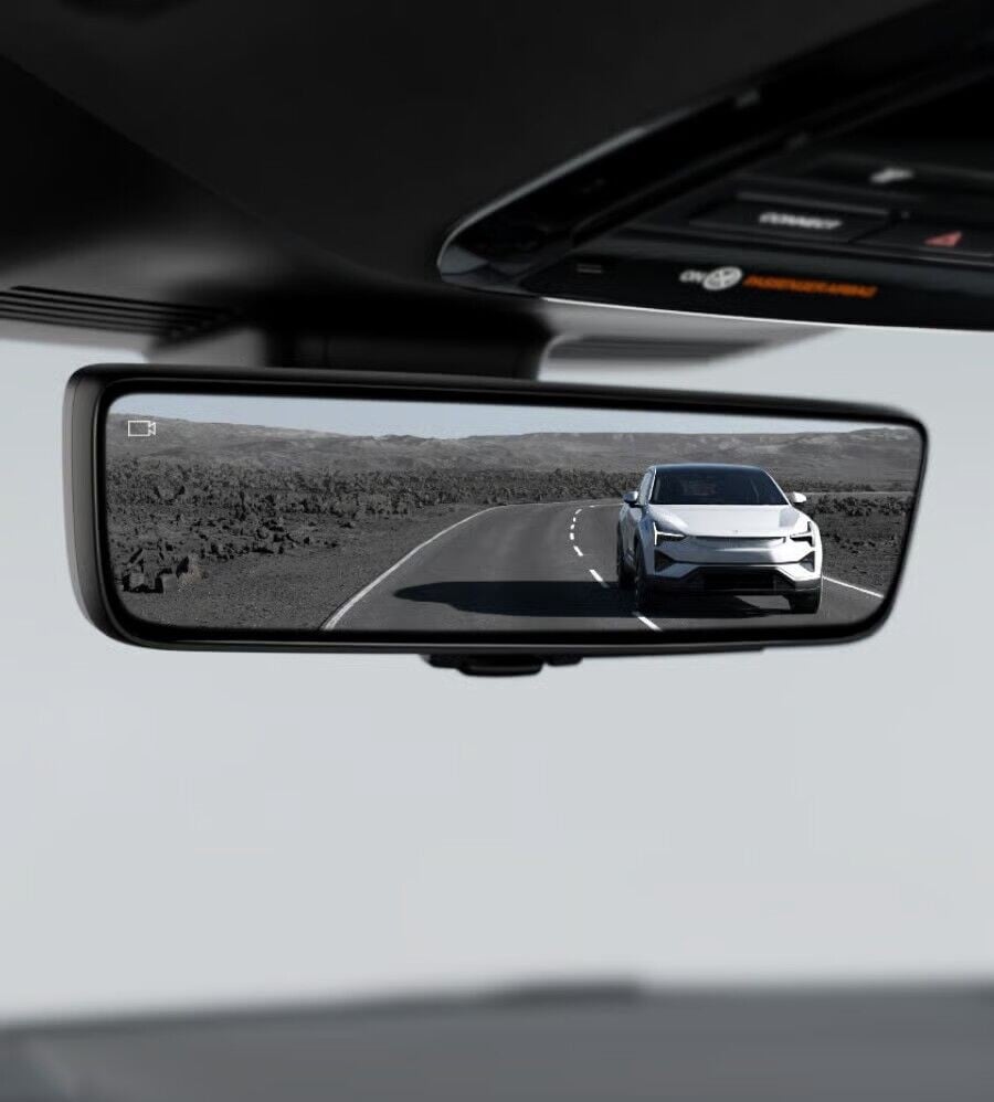 電動車|Polestar 5後視鏡頭像素為1480x320。