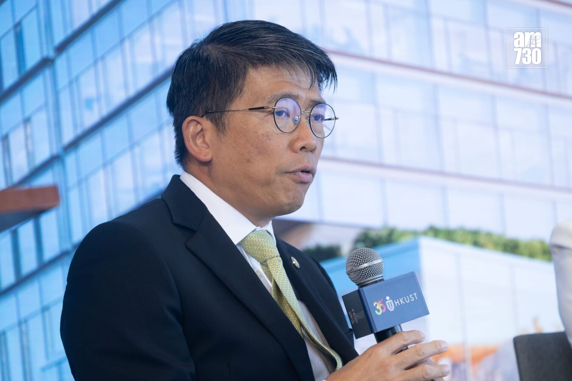 香港科技大學正籌建本港第三間醫學院,介紹籌建醫學院的最新進展。高級副院長梁如鴻(蘇文傑攝)