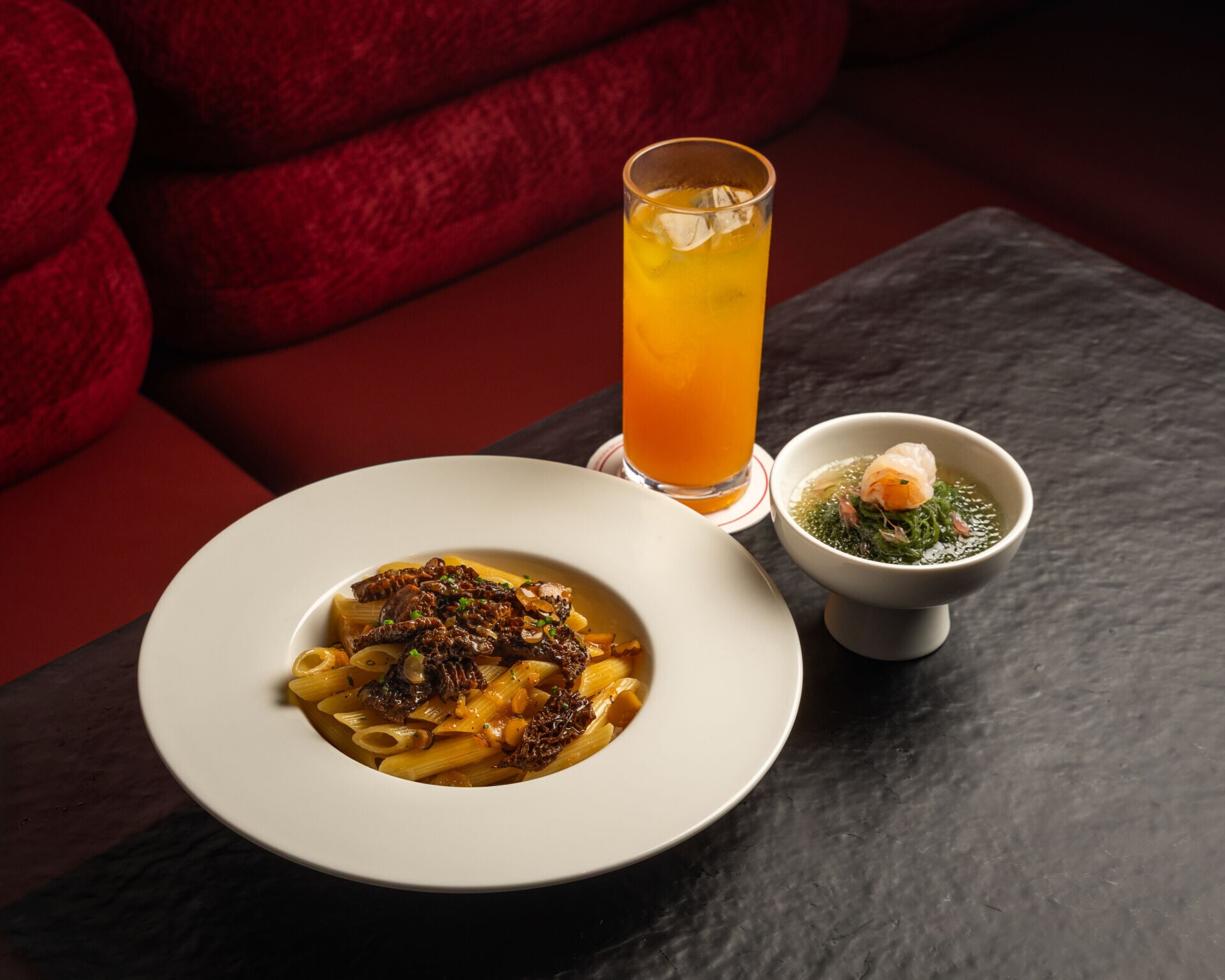 Lunch Set Wild Mushroom Penne 01