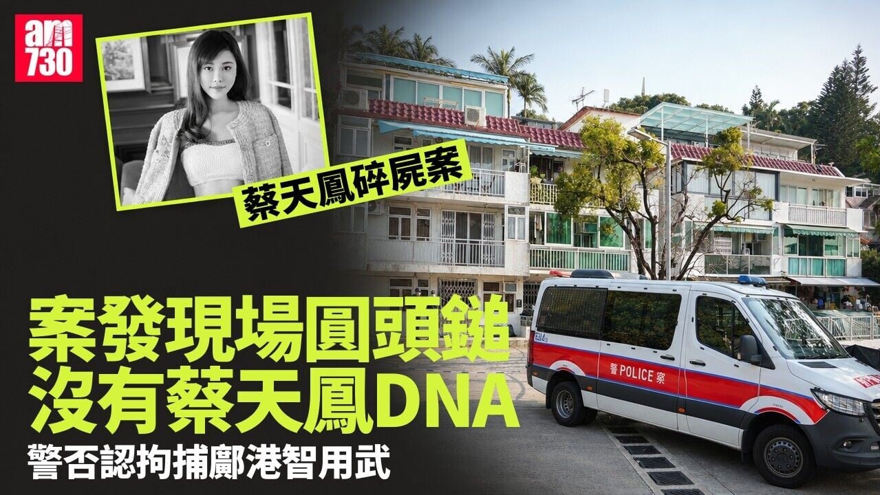 蔡天鳳碎屍案丨警否認拘捕鄺港智用武「掙扎先控制佢」 檢獲鎚上無蔡DNA
