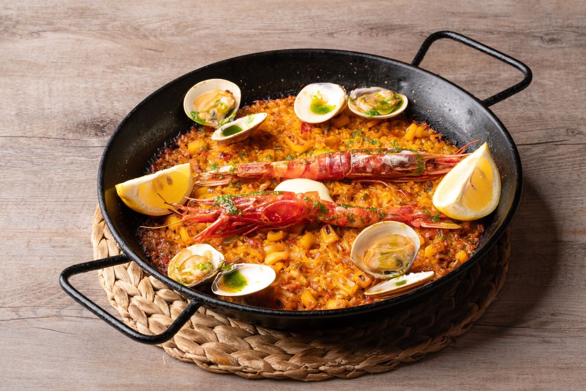 MAIN Paella de Carabinero Authentic paella rich with premium scarlet Carabinero prawns 3
