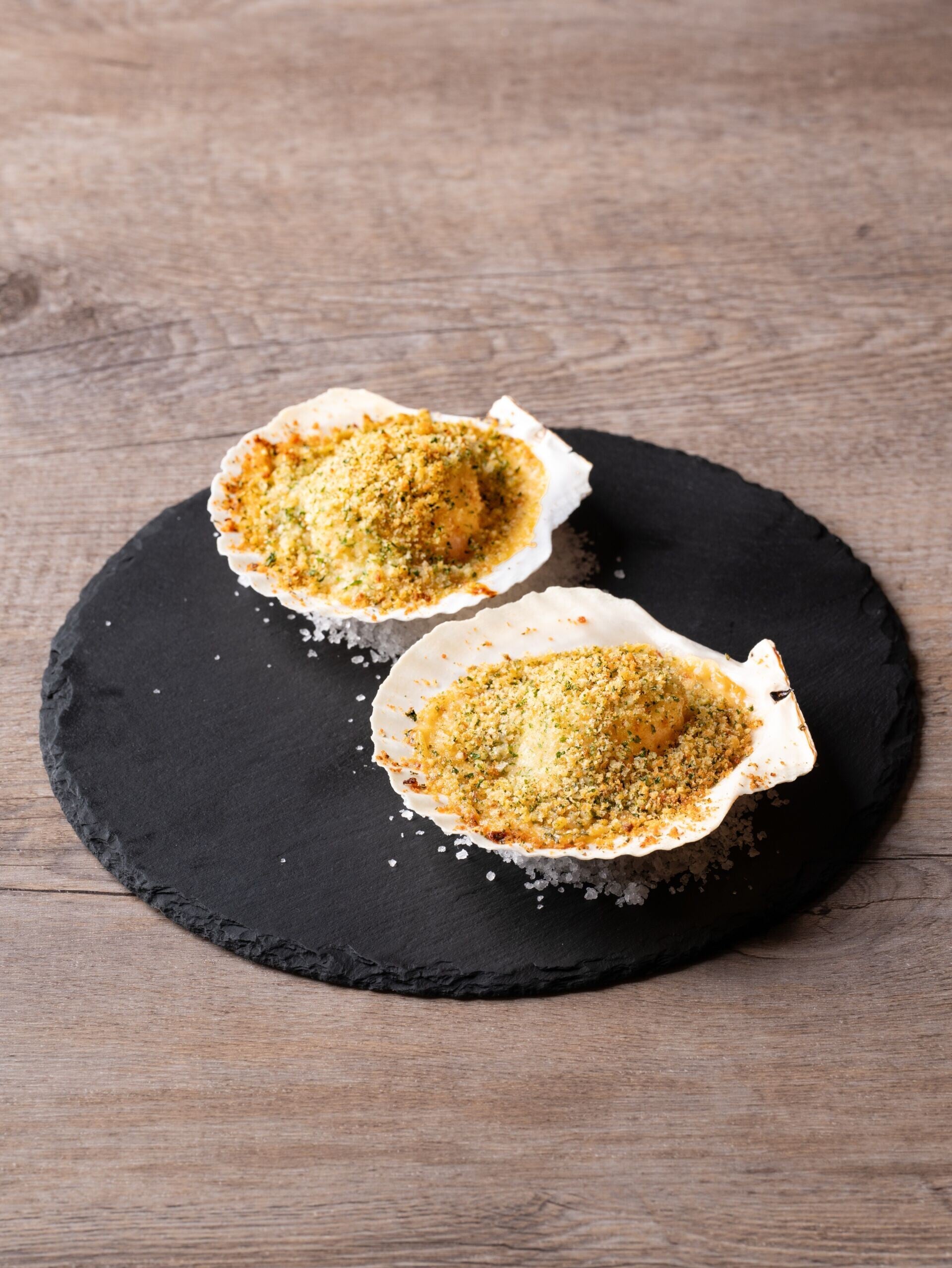 STARTER Vieiras Gratin Scallops baked with golden gratin crust 3
