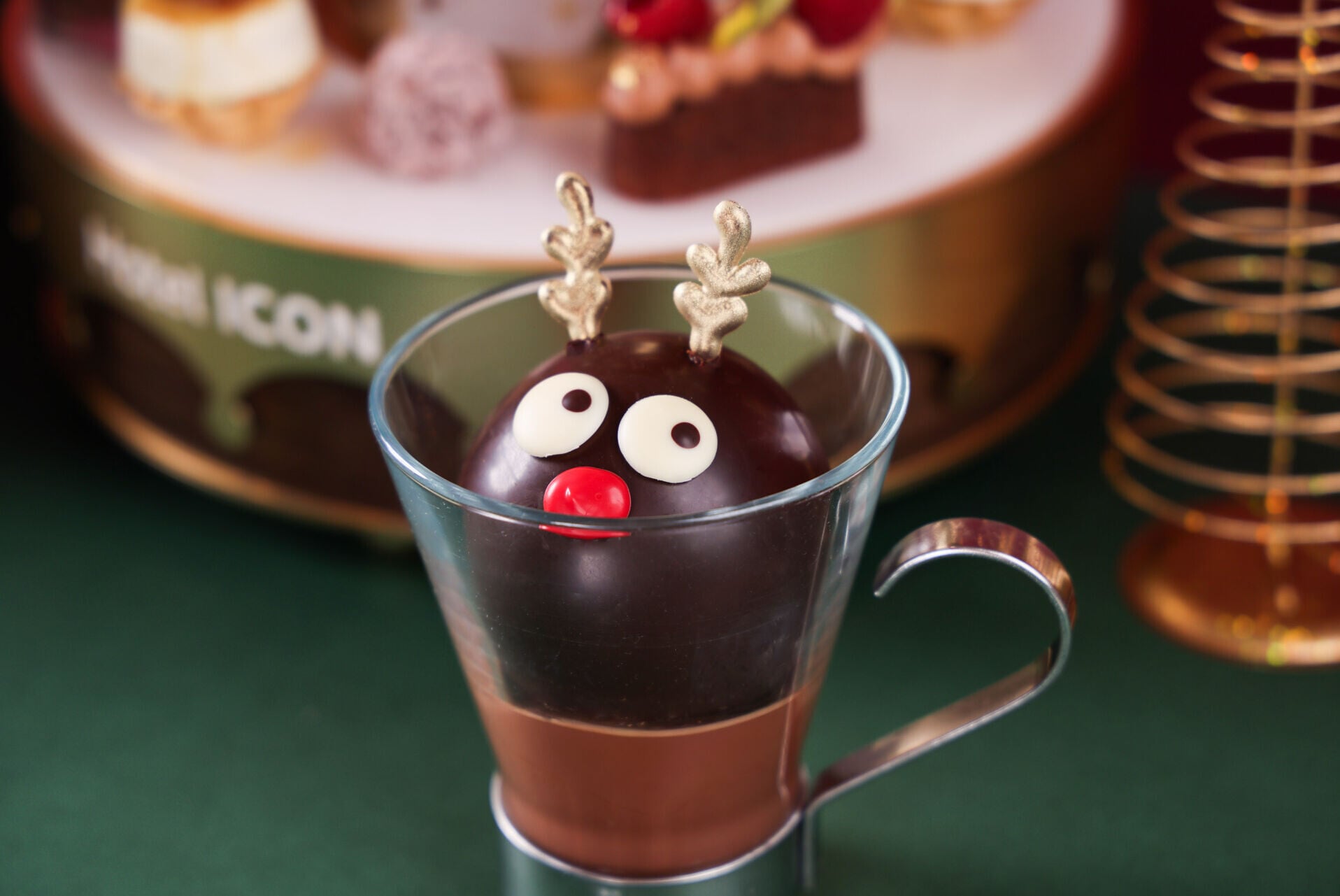 Winter Deer Hot GODIVA Chocolate 冬日小鹿 GODIVA 熱朱古力奶