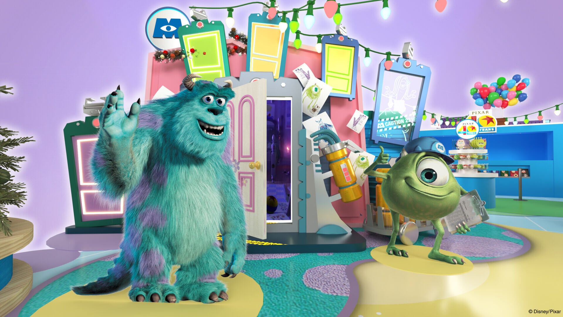 第一站: Pixar光影互動區
