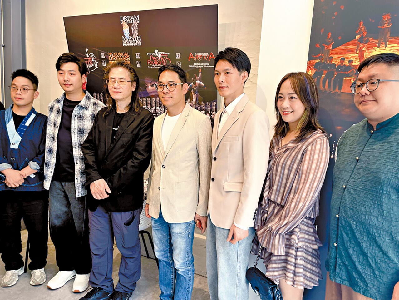 《牡丹亭驚夢70》的部分劇組成員。