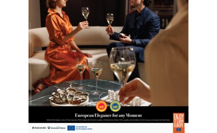 歐洲優雅，時刻相伴：當意大利Franciacorta PDO（馥奇達）氣泡酒浪漫邂逅法國 Marennes Oléron（馬雷恩—歐雷宏）PGI 生蠔，完美詮釋歐洲卓越品質與傳統技藝的絕配風味。