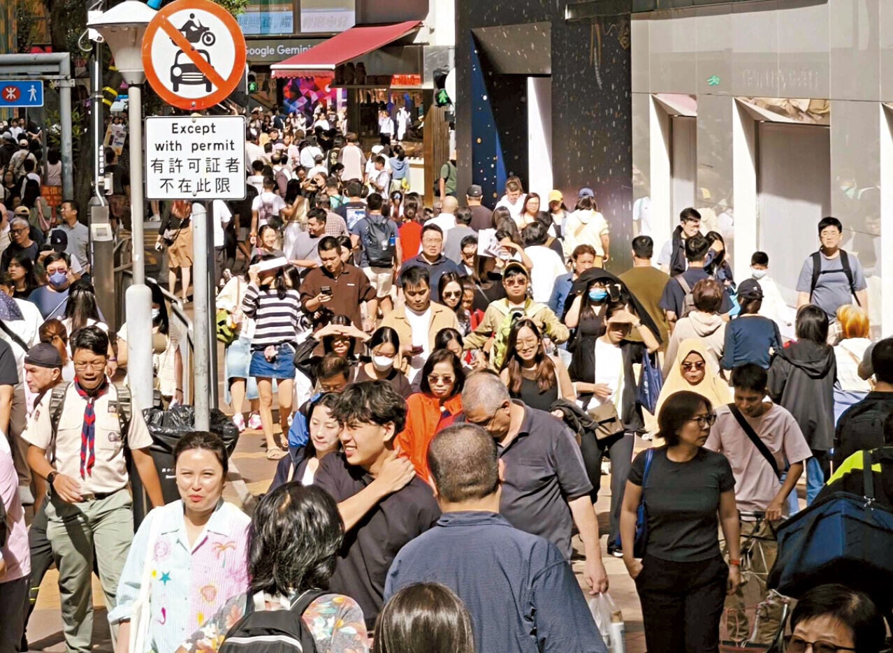 本港最新失業率升至3.9%，就業不足率也升至2%。(中通社)