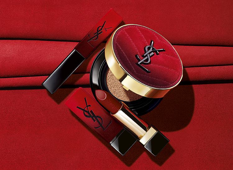 品牌兩款經典唇膏——ROUGE PUR COUTURE 絕色唇膏及Rouge Pur Couture Radical 絕色輕霧唇膏,亦在情人節前換上「絲絨紅」新裝。 限量絲絨紅絕色唇膏 $325/3色 限量絲絨紅絕色輕霧唇膏 $335/2色