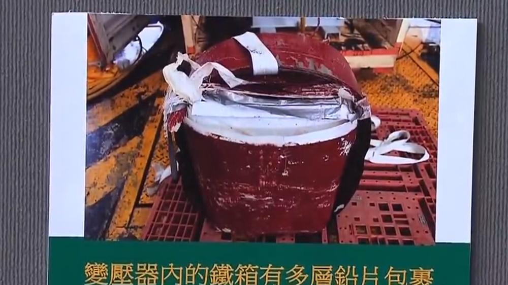 海關檢獲1.1億元懷疑可卡因。(電視截圖)