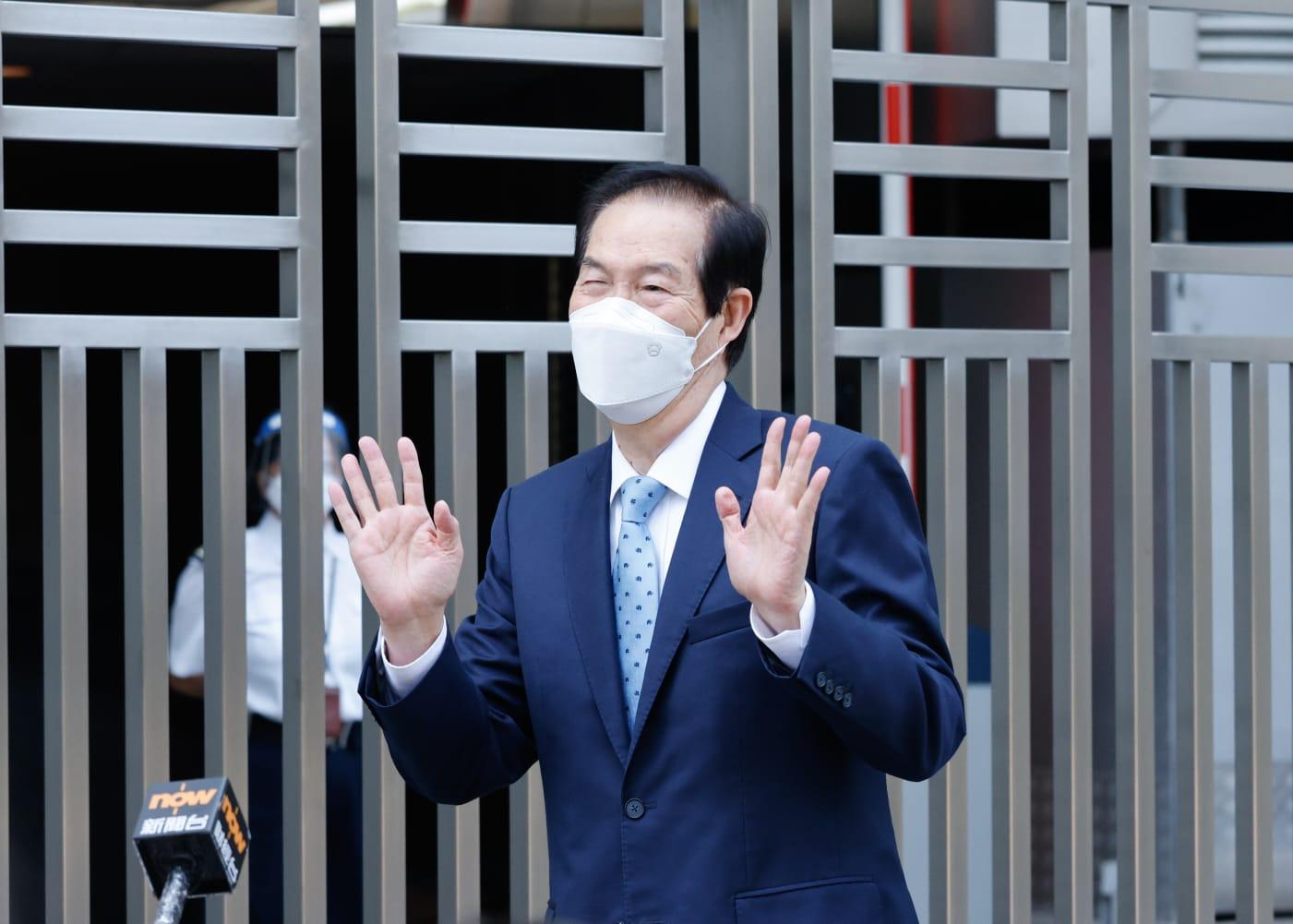 盧文端指,新一任特首須有頂住美英壓力的「鐵肩膀」。(蘇文傑攝)