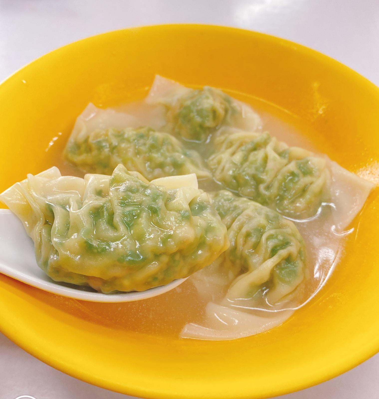 芫茜餃。(相片來源:天然居麵食Facebook)