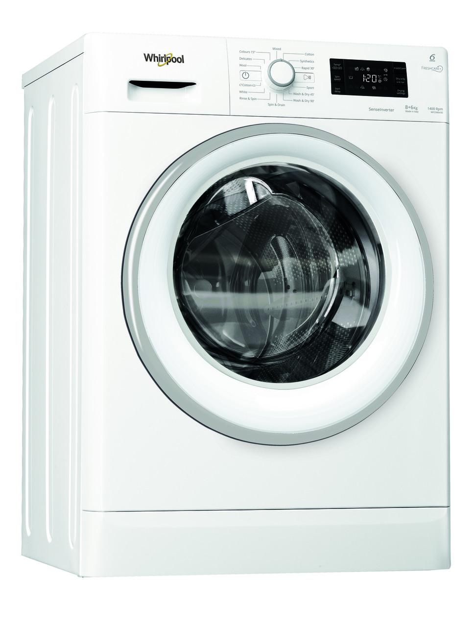 FRESH CARE前置式洗衣乾衣機 洗︰8公斤, 乾︰6公斤 - 1400轉(WFCR86430) 建議零售價$6,490,開倉陳列價$3,390 數量10