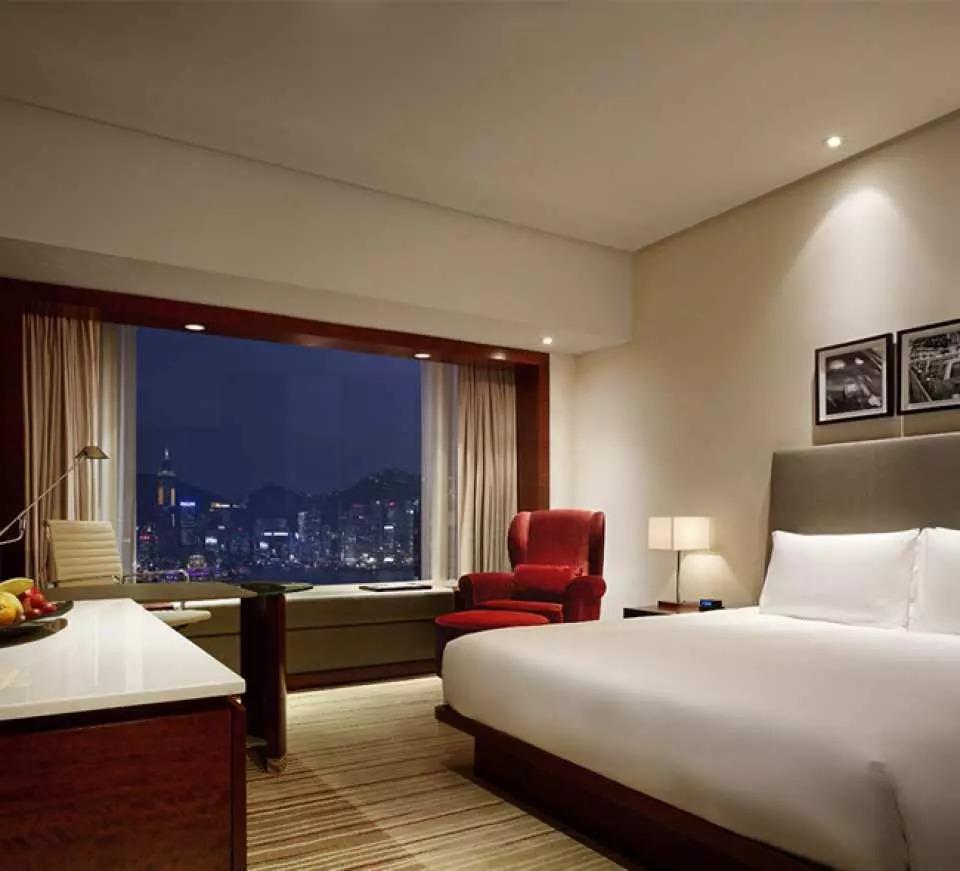 香港尖沙咀凱悅酒店海景客房