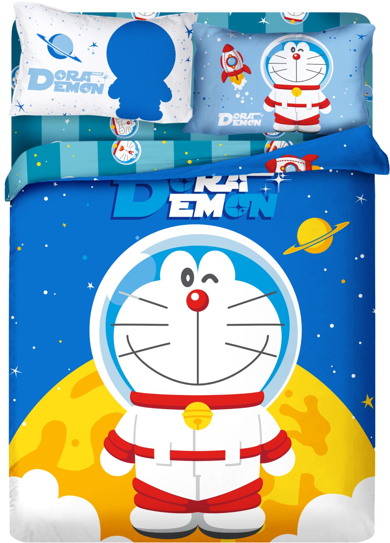 多啦A夢高針全棉活性印花床品套裝 (單人至加大) 原價:$1,850 特價:$399 (22折)