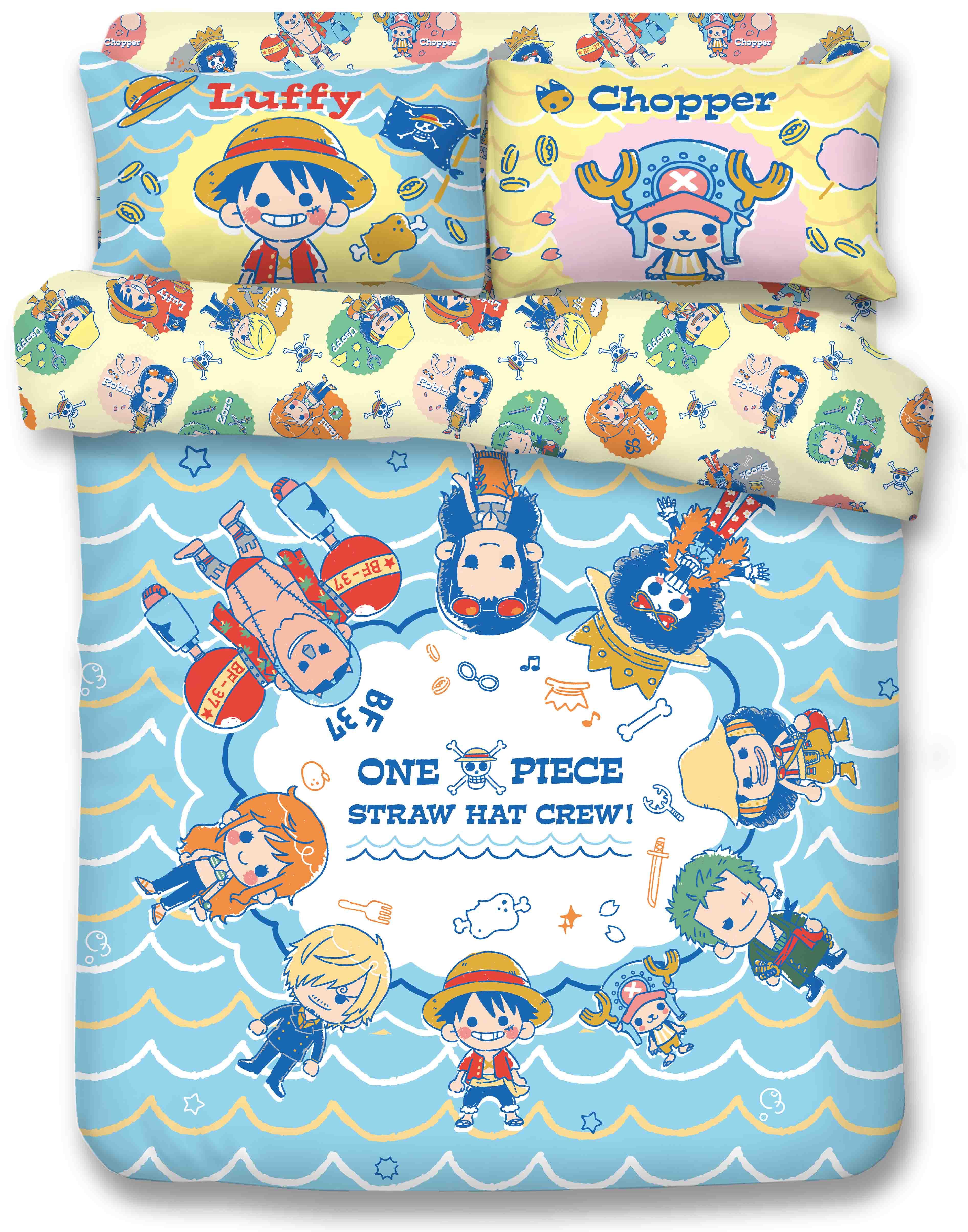 海賊王1300針天絲綿被袋套裝 (單人至特大) 原價:$1,060-$1,220 特價:$369-$529 (35折)