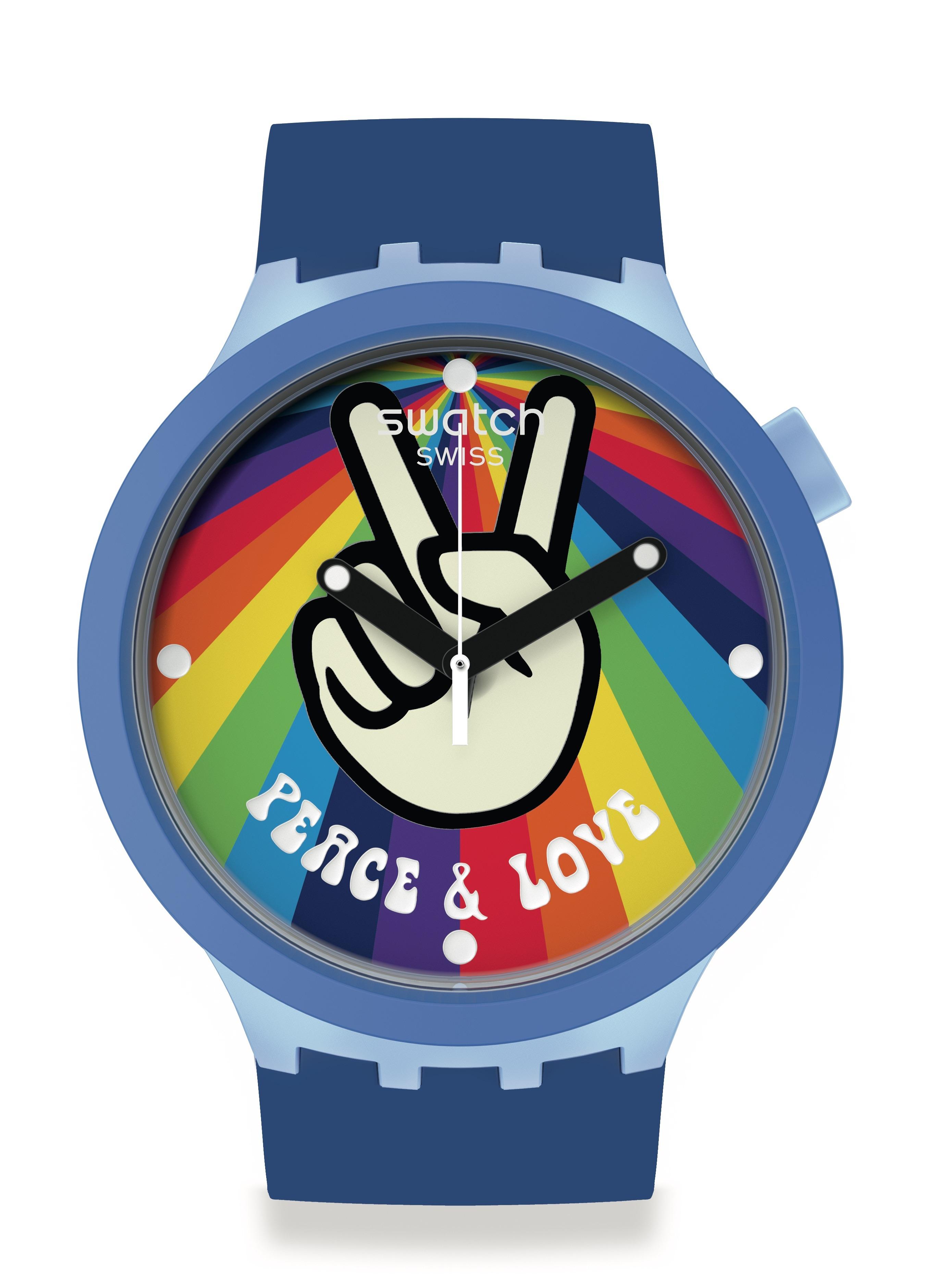 Big Bold Bioceramic PEACE HAND LOVE $1,050