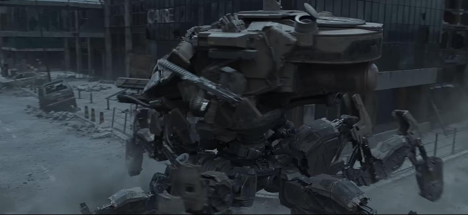 「刑天」的名字與設計,靈感來自山海經。(《明日戰記》預告片截圖)