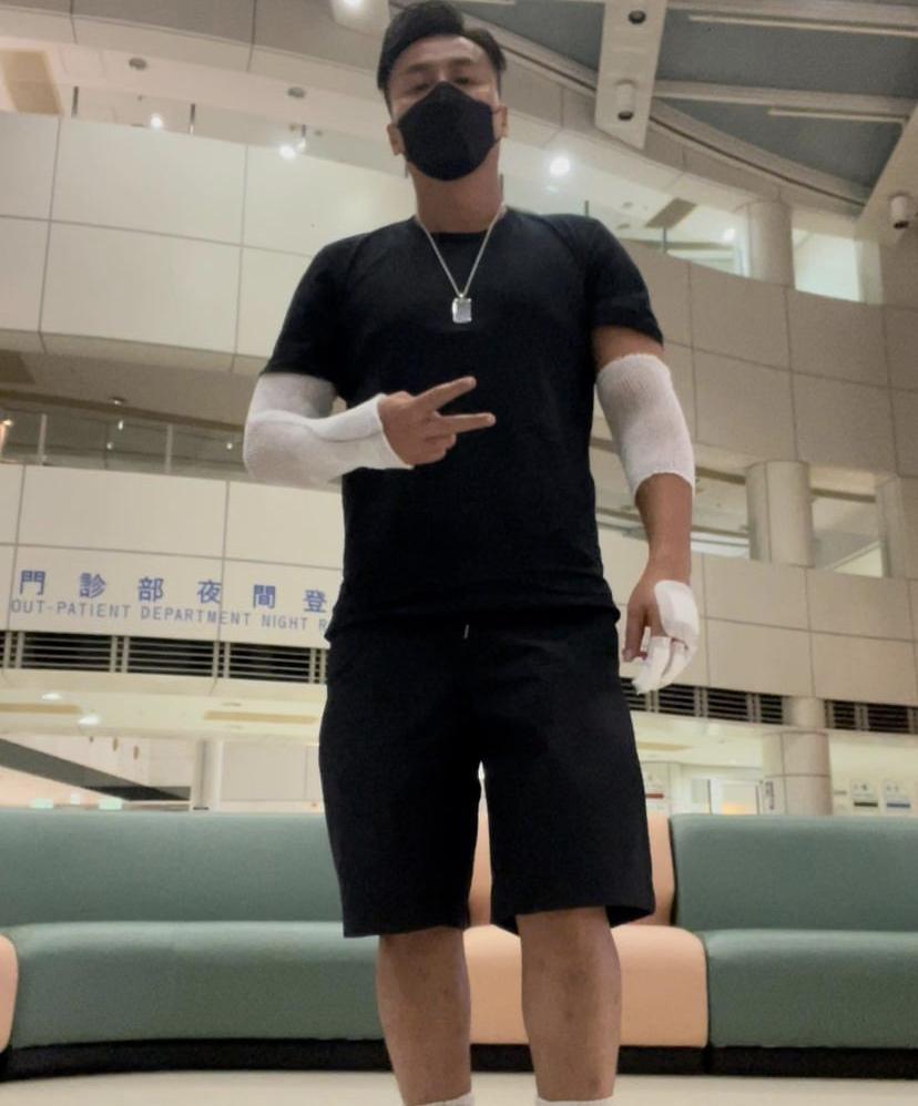 張建聲經診治後,在社交平台報平安。