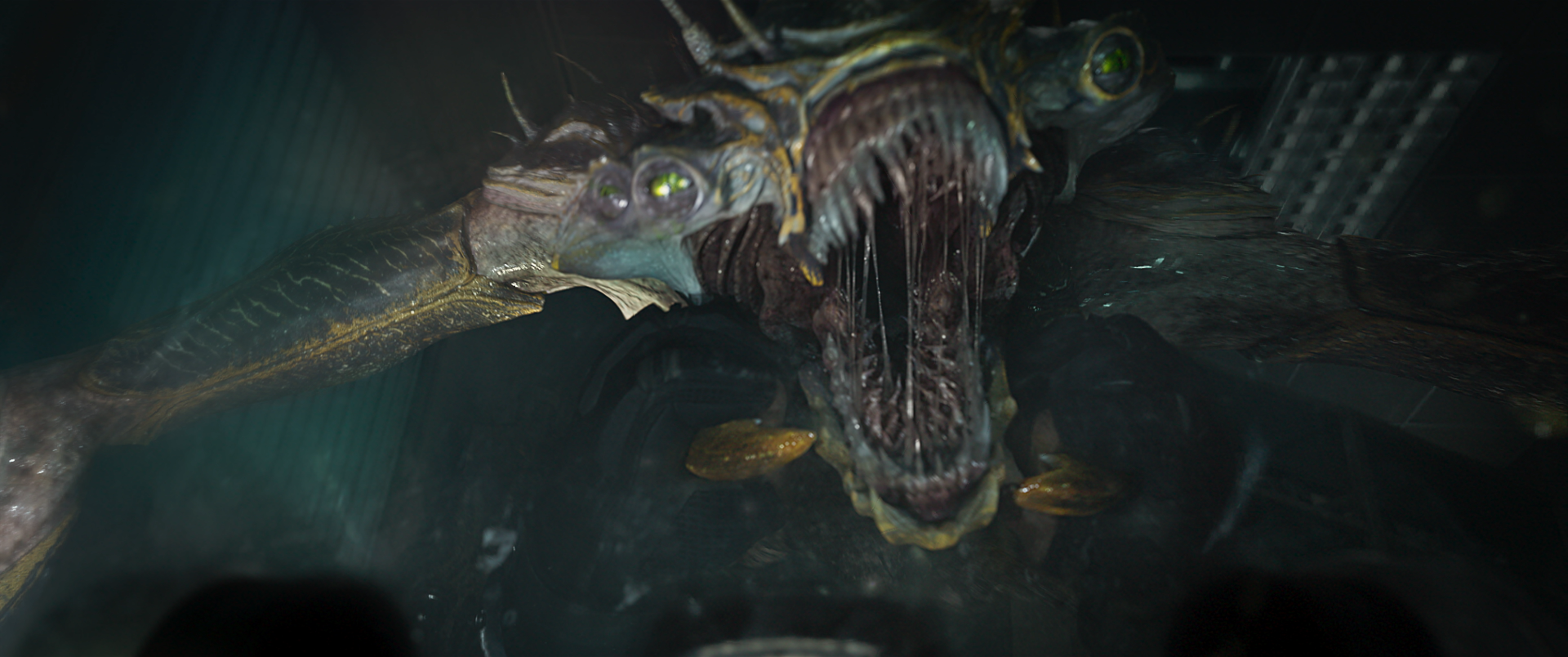 戲裡出現神秘異形生物,是多種昆蟲的合併。(《明日戰記》預告片截圖)