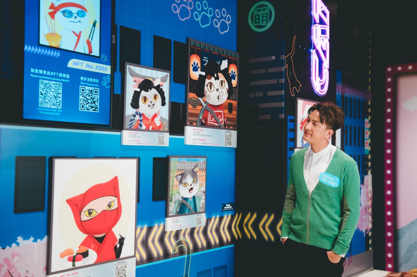 馬國明愛屋及「貓」,昨日來到寵物友善商場北角匯參觀。