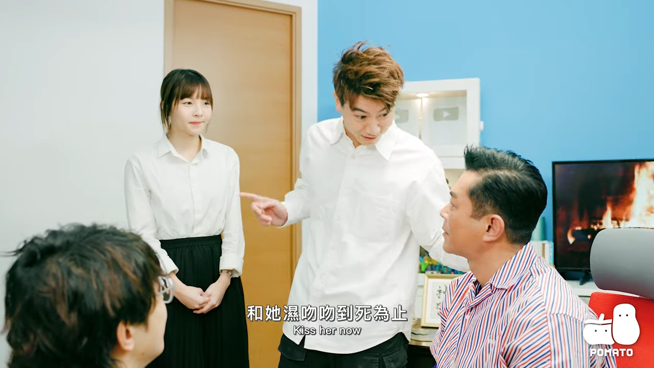 阿J跟古天樂表示可以跟某人「打茄輪」至死為止。