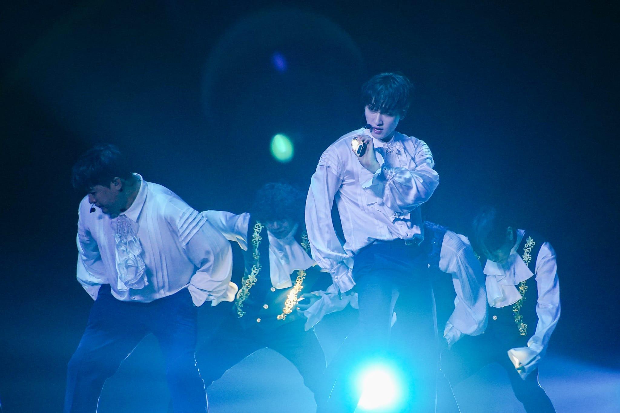 Super Junior開騷,必然會勁歌熱舞。 (李睿哲攝)