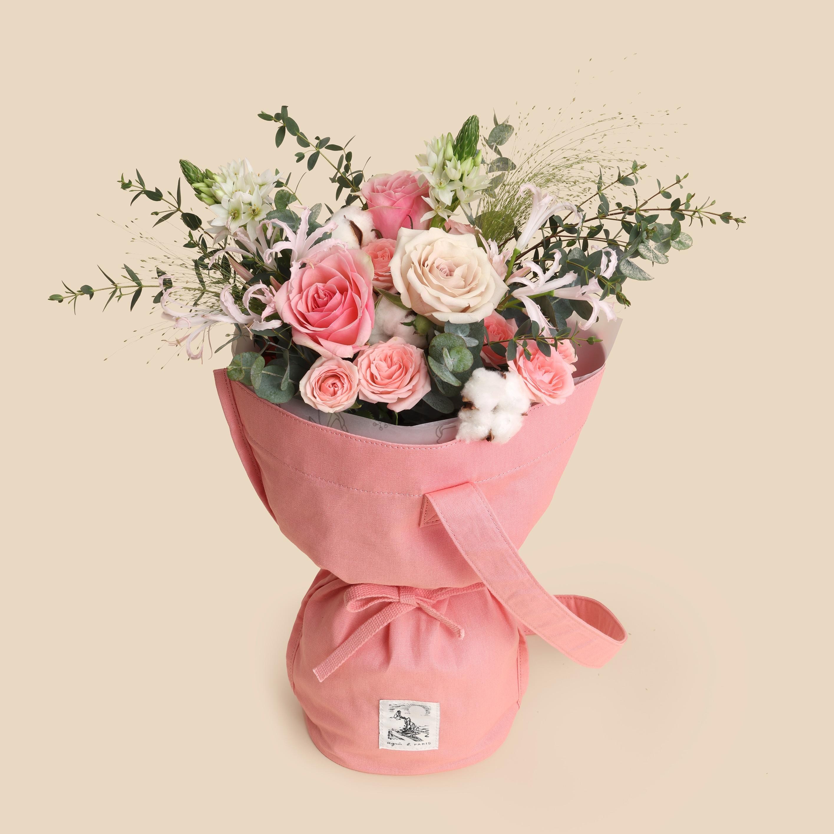 情人節禮物推介2023｜agnès b. FLEURISTE 環保布袋花束 Jeanne $1,980