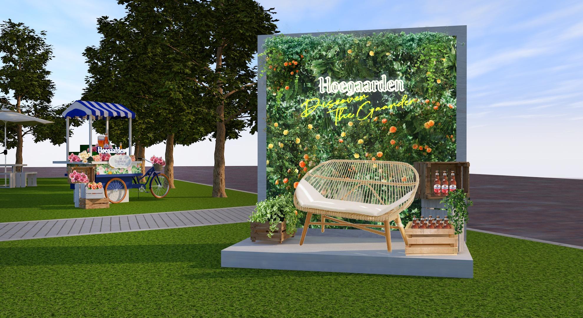 「Hoegaarden The Beer Gaarden 慢.悠花園」