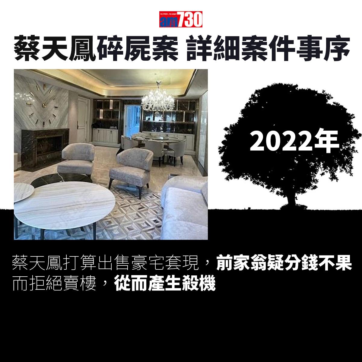 蔡天鳳碎屍案|一文睇清蔡天鳳遇害始末 案件時序一覽