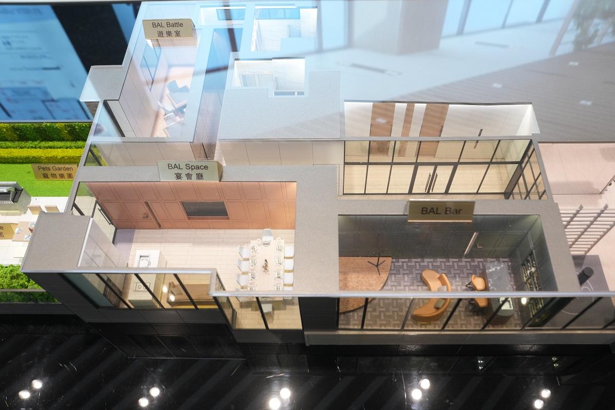 BAL Space宴會廳內設有Aspara水耕機,將Farm-to-table概念帶入會所。