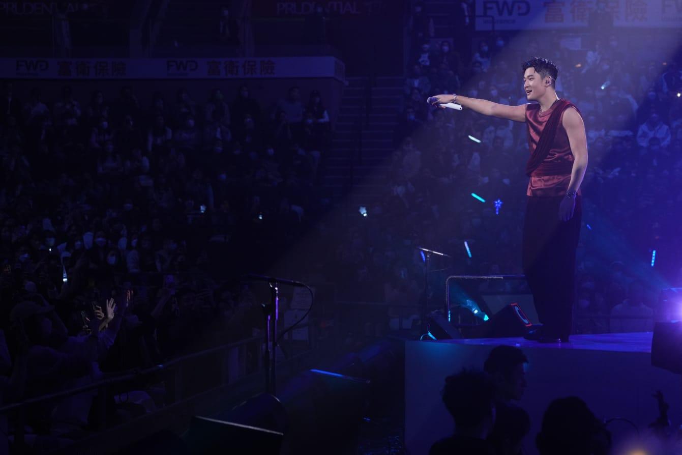 周興哲演唱會尾。(陳奕釗攝)