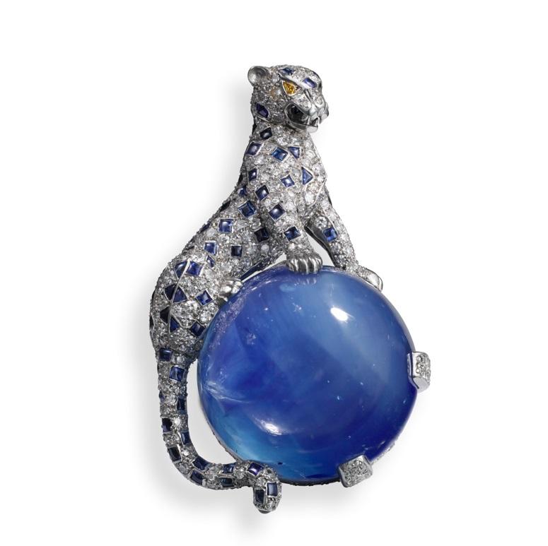 美洲豹夾式胸針,來源:溫莎公爵夫人。(香港故宮)