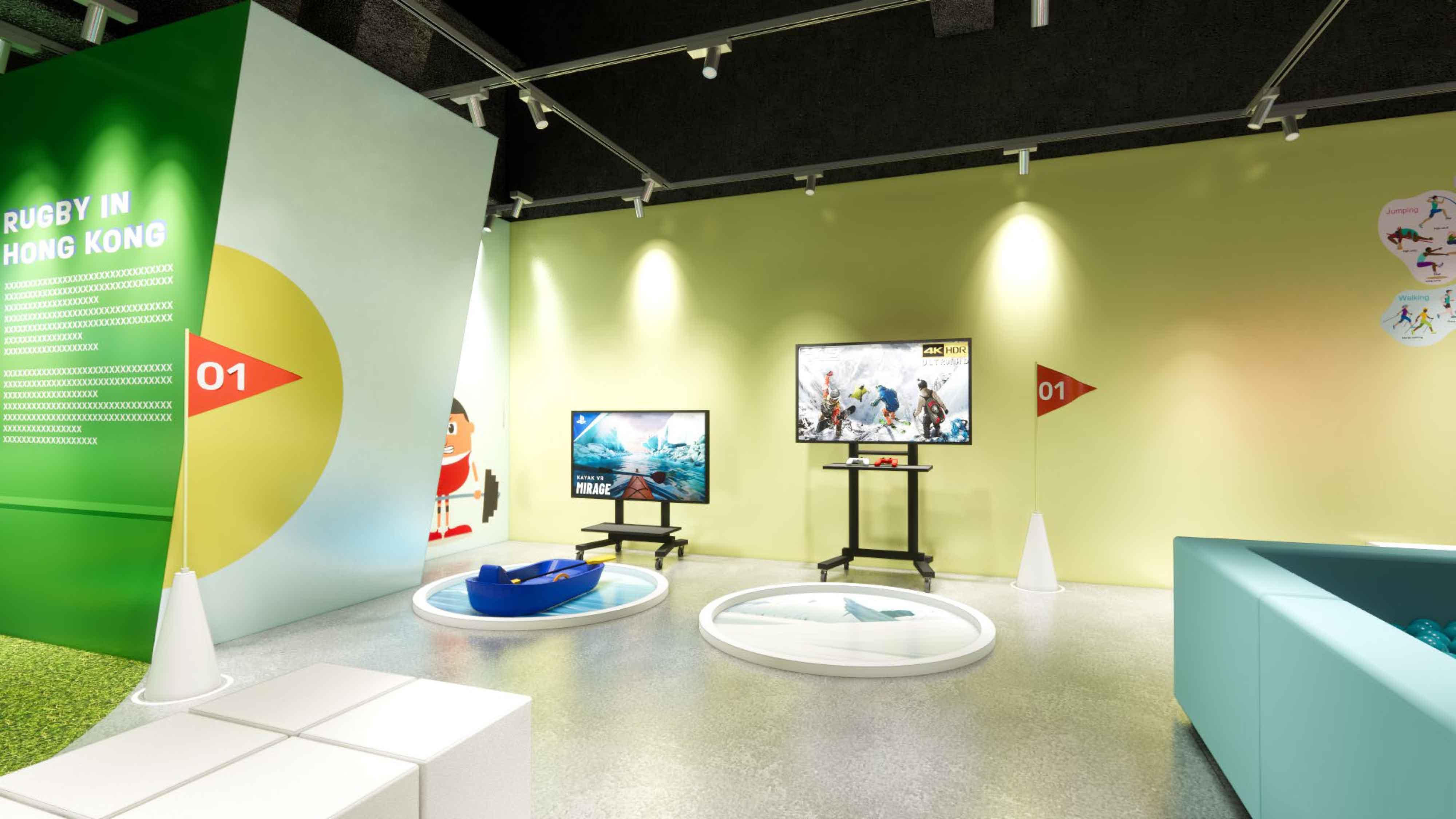 小朋友可以試玩8種非主流運動,例如射擊、水球、獨木舟和滑雪等。