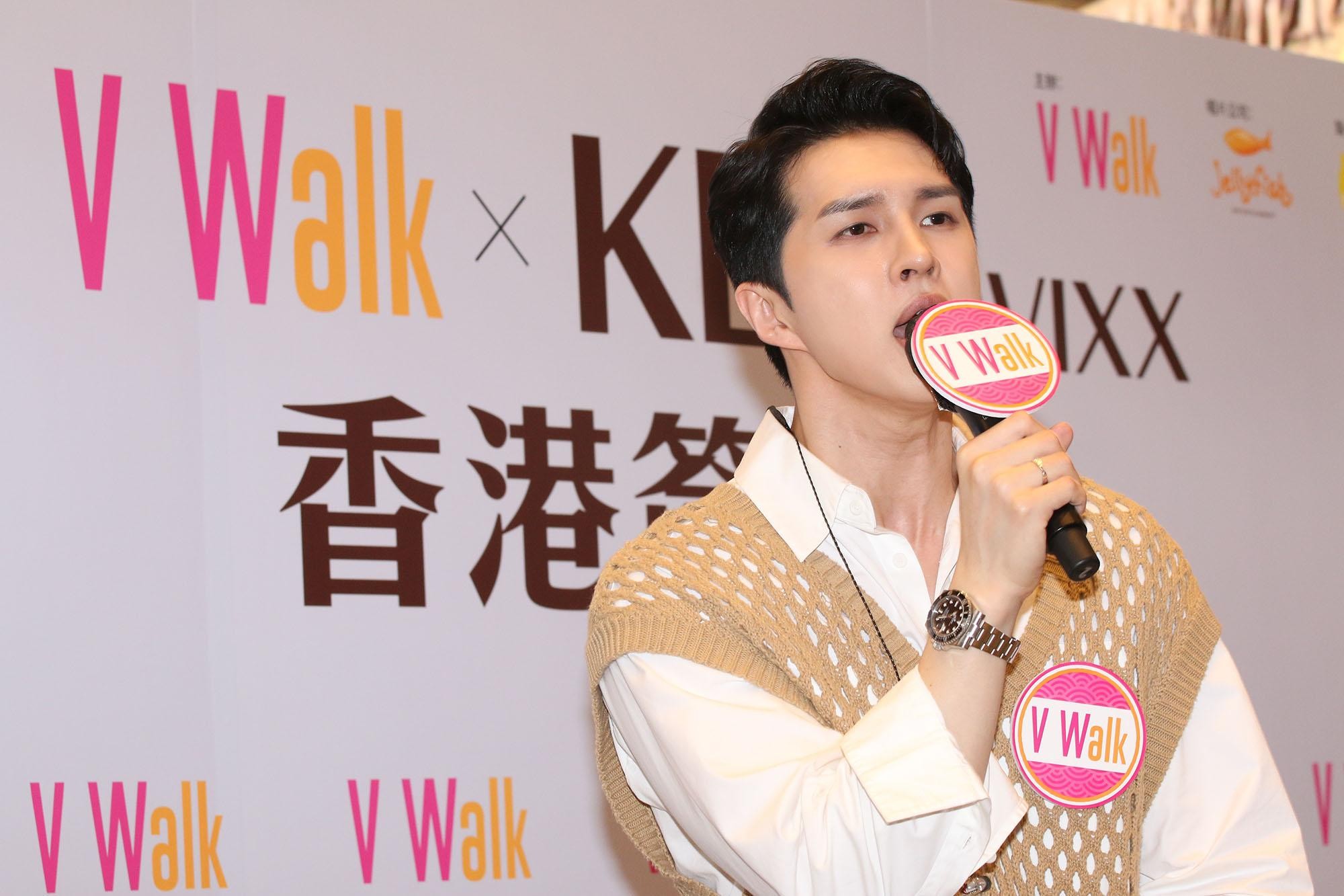 活動上，KEN與幸運的粉絲大玩互動遊戲之餘更獻唱中文歌曲。