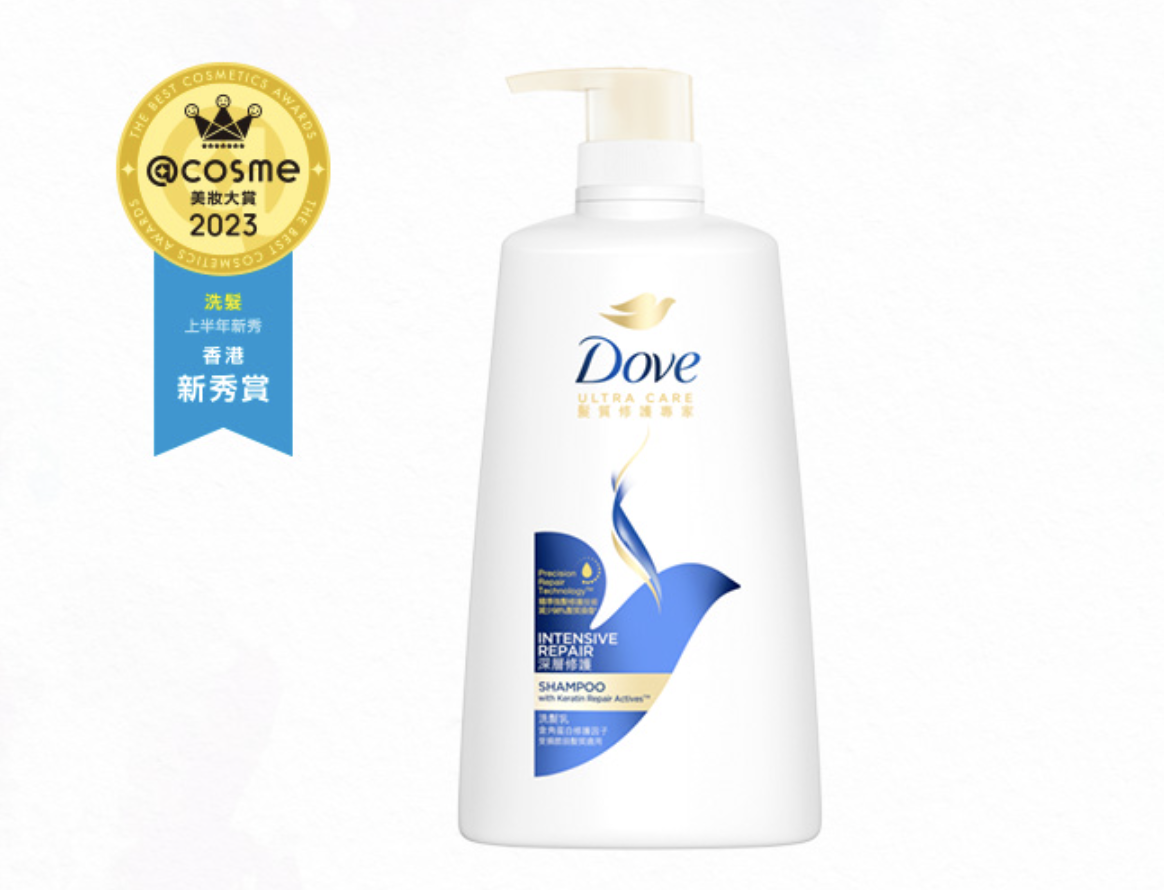 洗髮部門:Dove 多芬 深層修護洗髮乳