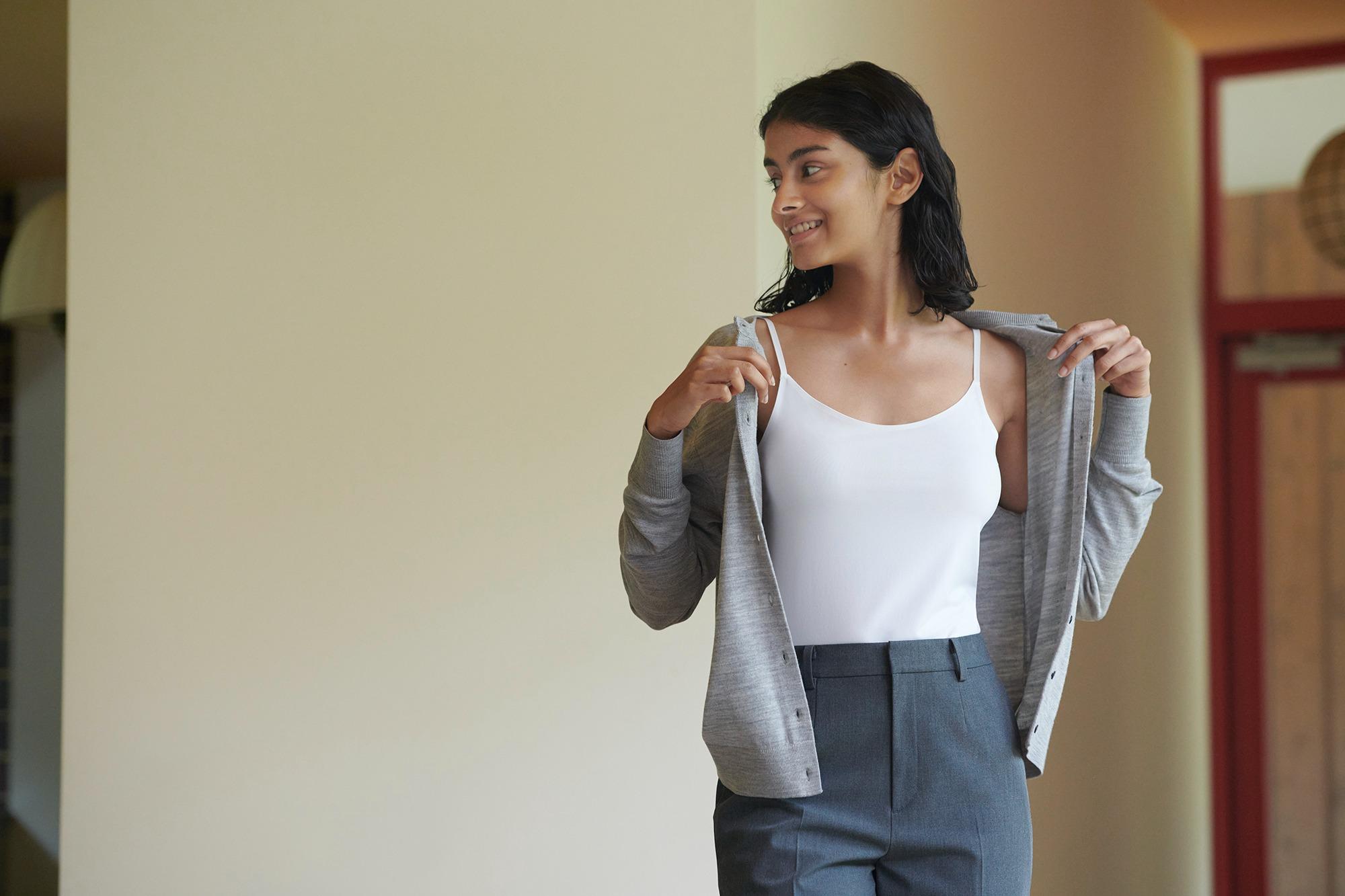 AIRism物料應用到上衣、褲裝、外套,以及睡衣套裝。