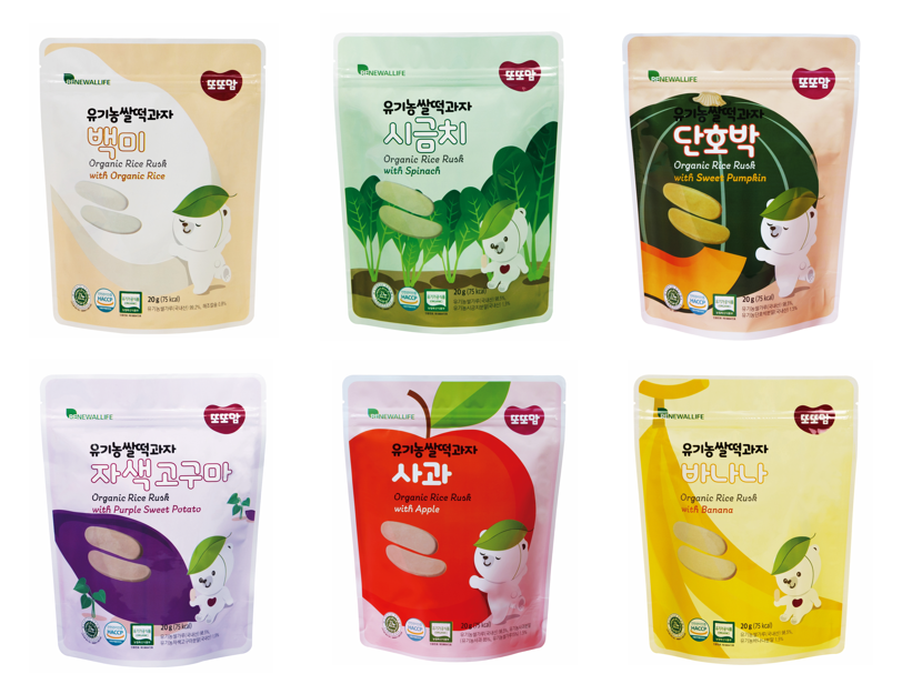 荷花BB展2023│RENEWALLIFE DDODDOMAM有機米牙仔餅/米條/糙米泡芙/糙米條 場內優惠價:$100/6包 (原價$32-$34/包)