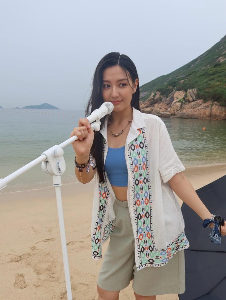 譚旻萱今次拍攝麥當勞廣告要唱廣告歌,甚有挑戰性。