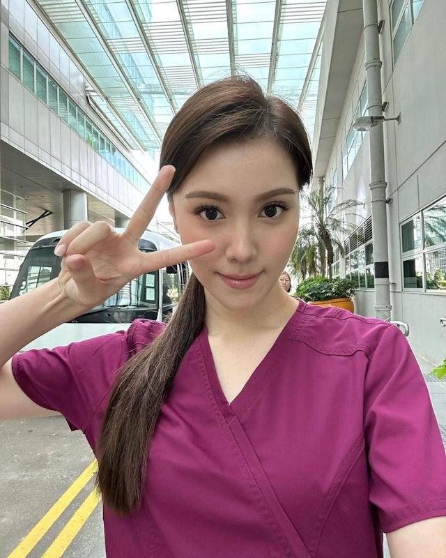 宋宛穎在《香港奇案》演法醫。