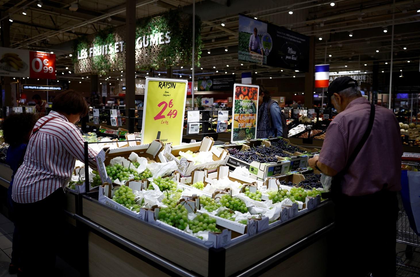 巴黎家樂福超市。(資料圖片)