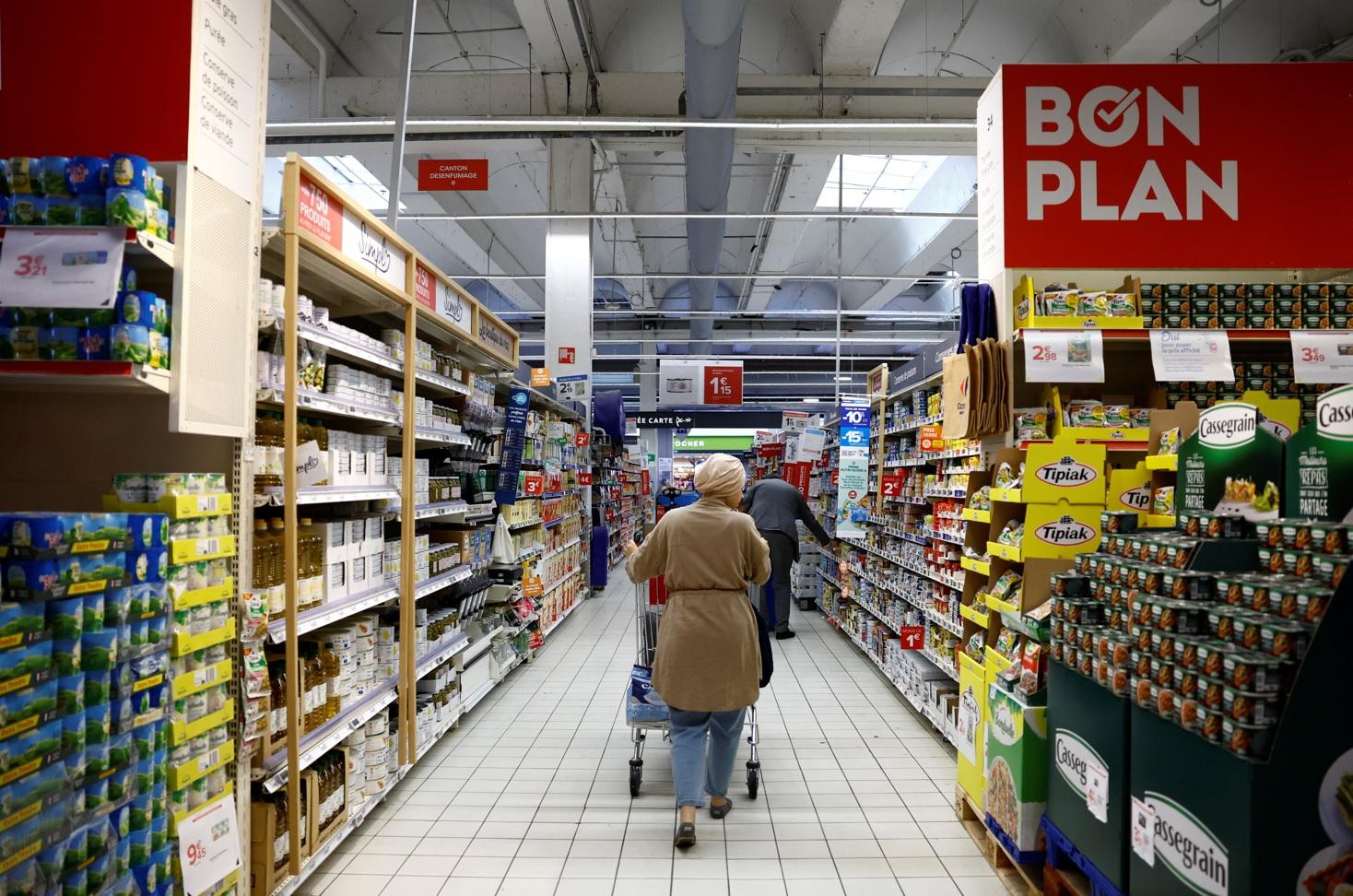 巴黎家樂福超市。(資料圖片)