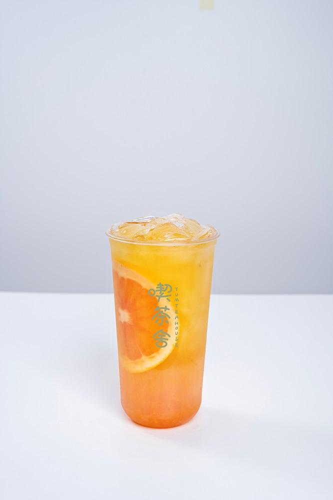 西柚晶球綠茶