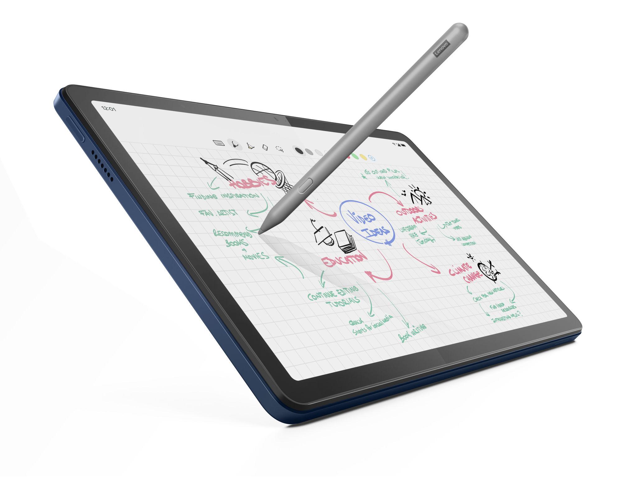 兼容Lenovo Tab Pen Plus(需另購)手寫筆。