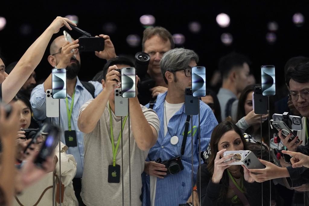 iPhone 15周三發布。(美聯社)